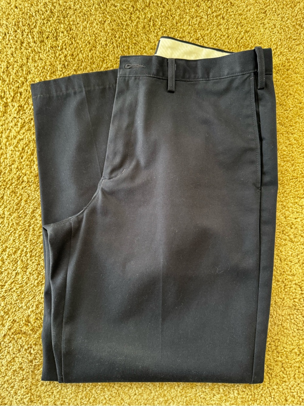 Land’s End Men's Navy Chino Pants - Classic Straight Fit